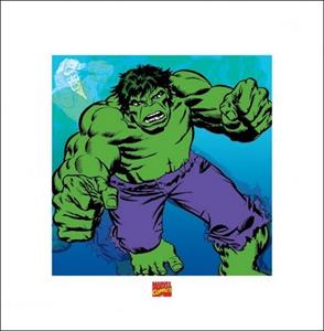 Pyramid Hulk Marvel Comics Kunstdruk 40x40cm