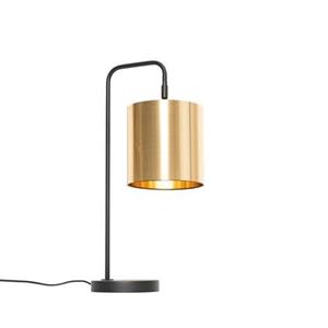 QAZQA Tafellamp lofty - Goud/messing - Modern - L 18cm