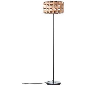 Brilliant Lampe Woodline Stehleuchte Bambus 139cm Metall/Bambus braun 1x A60, E27, 60 W - braun