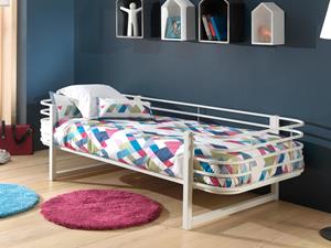 Mobistoxx Kinderbed in metaal AUGUSTE 90x200 cm wit