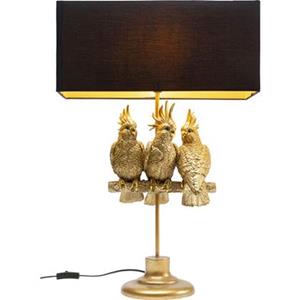 Kare Design Tafellamp Animal Parrots Gold