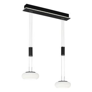 Q-Smart-Home Paul Neuhaus Q-ETIENNE LED hanglamp 2-lamps, zwart