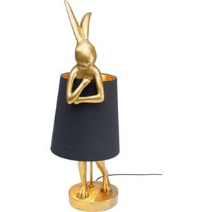 Kare Design Tafellamp Animal Rabbit Gold Black 68cm