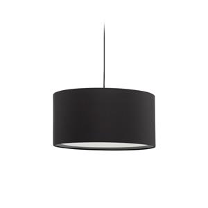 kavehome Lampenschirm für Deckenleuchte Santana in Schwarz mit Diffusor in Weiß ø 40 cm - Kave Home