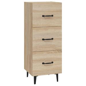 vidaXL Sideboard Sonoma-Eiche 34,5x34x90 cm Holzwerkstoff 