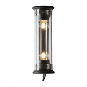 DCW Editions In The Tube 100-350 Wandlamp - Zilver - Zonder mesh - Zwarte stop