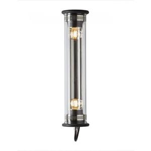 DCW Editions In The Tube 100-500 Wandlamp - Zilver - Zonder mesh - Zwarte stop