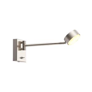 LINDBY Kaylou LED-Wandlampe, ausladend, nickel