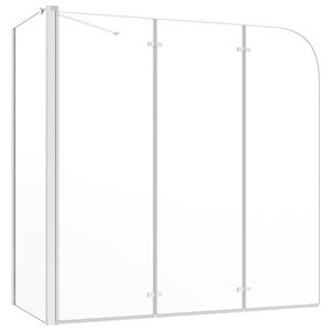 VIDAXL Duschwanne »Duschabtrennung 120x69x130 cm Hartglas Transparent«