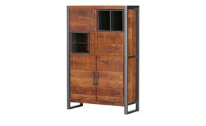 Woodford Highboard  Bernada ¦ holzfarben ¦ Maße (cm): B: 90 H: 140 T: 38  - Möbel Kraft