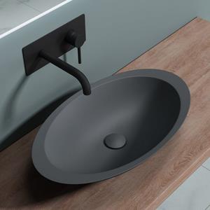 Doporro Aufsatzwaschbecken »Design Aufsatzwaschbecken Colossum802 aus Gussmarmor Waschtisch Waschplatz Waschbecken Handwaschbecken«