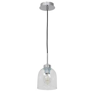 Euluna Hanglamp Fill, helder/chroom, 1-lamp