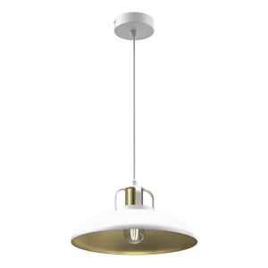 Eko-Light Hanglamp Felix, wit/goud, 1-lamp
