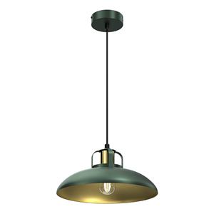 Eko-Light Hanglamp Felix, groen/goud, 1-lamp
