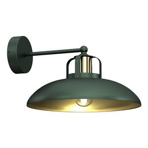 Eko-Light Wandlamp Felix, groen/goud