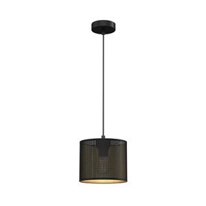 Luminex Hanglamp Jovin 1-lamp Ø 18cm, zwart/goud