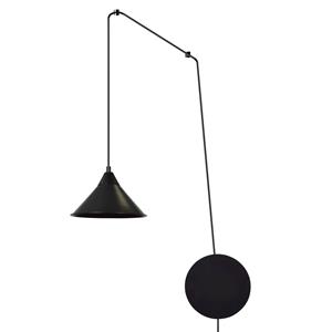 EMIBIG LIGHTING Wandlamp Ramo, zwart, 1-lamp, metaal