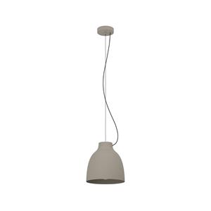 EGLO Hängeleuchte Camasca, 1-flammig, Ø 28 cm, taupe