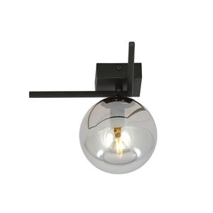 Euluna Plafondlamp Imago 1G, 1-lamp, zwart/grafiet