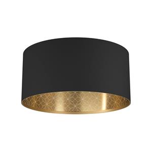 EGLO Plafondlamp Zaragoza, zwart/goud, Ø 47,5 cm