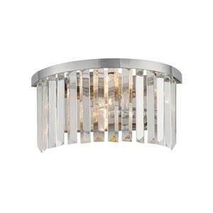 Nowodvorski Lighting Wandlamp Cristal, transparant/zilver