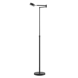 LINDBY Kaylou LED-Stehlampe, verstellbar, schwarz