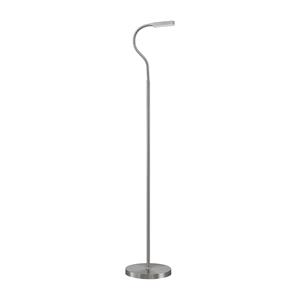 LINDBY Hizuma LED-Stehleuchte in Nickel