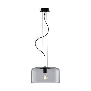 Eco-Light Hanglamp Gibus S30 met glazen kap grijs