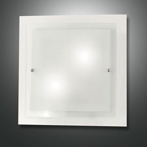 Fabas Luce Wandleuchte Naxar in Weiß E27 2-flammig 300x300mm