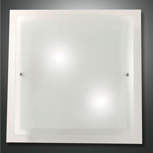 Fabas Luce Wandleuchte Naxar in Weiß E27 2-flammig 400x400mm