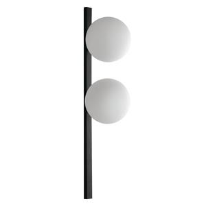 Eco-Light Wandlamp Enoire in zwart en wit, 2-lamps