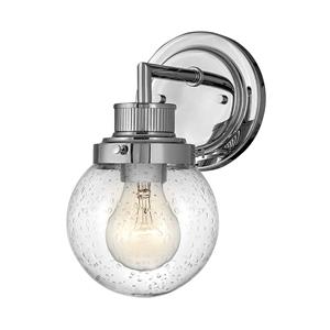Quintiesse Badkamer wandlamp Poppy, 1-lamp, chroom