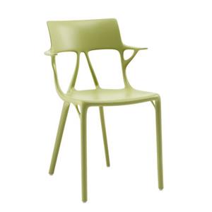Kartell A.I Stapelbarer Sessel / Durch künstliche Intelligenz entworfen -  - Grün