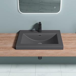 Doporro Einbauwaschbecken » Design Waschbecken Col01 Gussmarmor Waschtisch Waschplatz«, umweltfreundliches Material