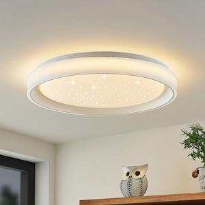 Lindby Faustina LED plafondlamp, wit