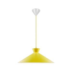 Nordlux Hanglamp Dial met metalen kap, geel, Ø 45 cm