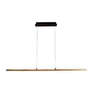 Eco-Light LED hanglamp Solaris 3-step-dim hout 120 cm