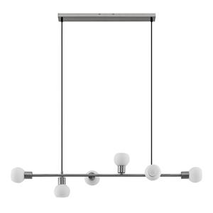 LINDBY Biscala LED-Pendelleuchte nickel/opal