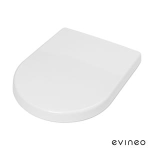 Evineo ineo WC-Sitz, abnehmbar mit Absenkautomatik, BE0510WH
