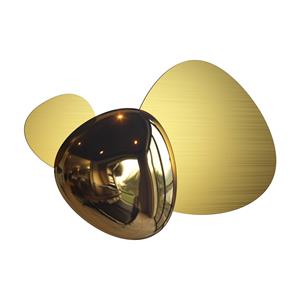 Maytoni Jack-stone LED-Wandlampe, 36,6 cm, gold