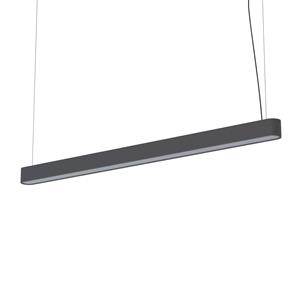 Nowodvorski Lighting Hanglamp Soft grafiet 125 cm
