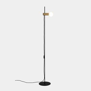 LEDS-C4 Nude Single vloerlamp E27 goud/zwart