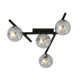 EMIBIG LIGHTING Plafondlamp Smart, zwart/grafiet, 4-lamps
