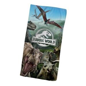 MTOnlinehandel Strand- & Badetuch Jurassic World Dinosaurier, 70 x 140 cm bunt