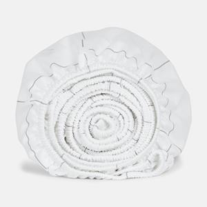 Linenbundle Luxus Spannbettlaken - Quadrat-Muster 200 x 200
