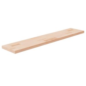 vidaxl Plank 100x20x2,5 cm onbehandeld massief eikenhout