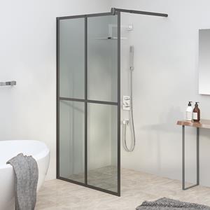 VIDAXL Duschwanne »Duschwand für Walk-in Dusche 100x195cm Dunkles Sicherheitsglas Duschabtrennung«