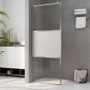 VIDAXL Duschwanne »Begehbare Duschwand mit Halbmattiertem ESG-Glas 100x195cm«