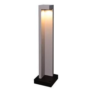 VK Lighting Trigono - tuinpaal - 18 x 18 x 70 cm - 6,5W LED incl. - IP65 - grijs