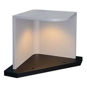 VK Lighting Trigono - sokkellamp - 55 x 55 x 49 cm - 6,5W LED incl. - IP65 - grijs